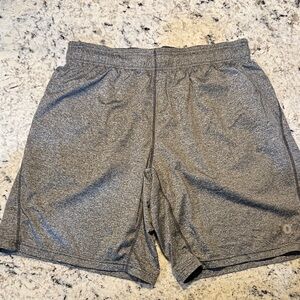 90 Degree By Reflex Men's Heather Gray Athletic Shorts